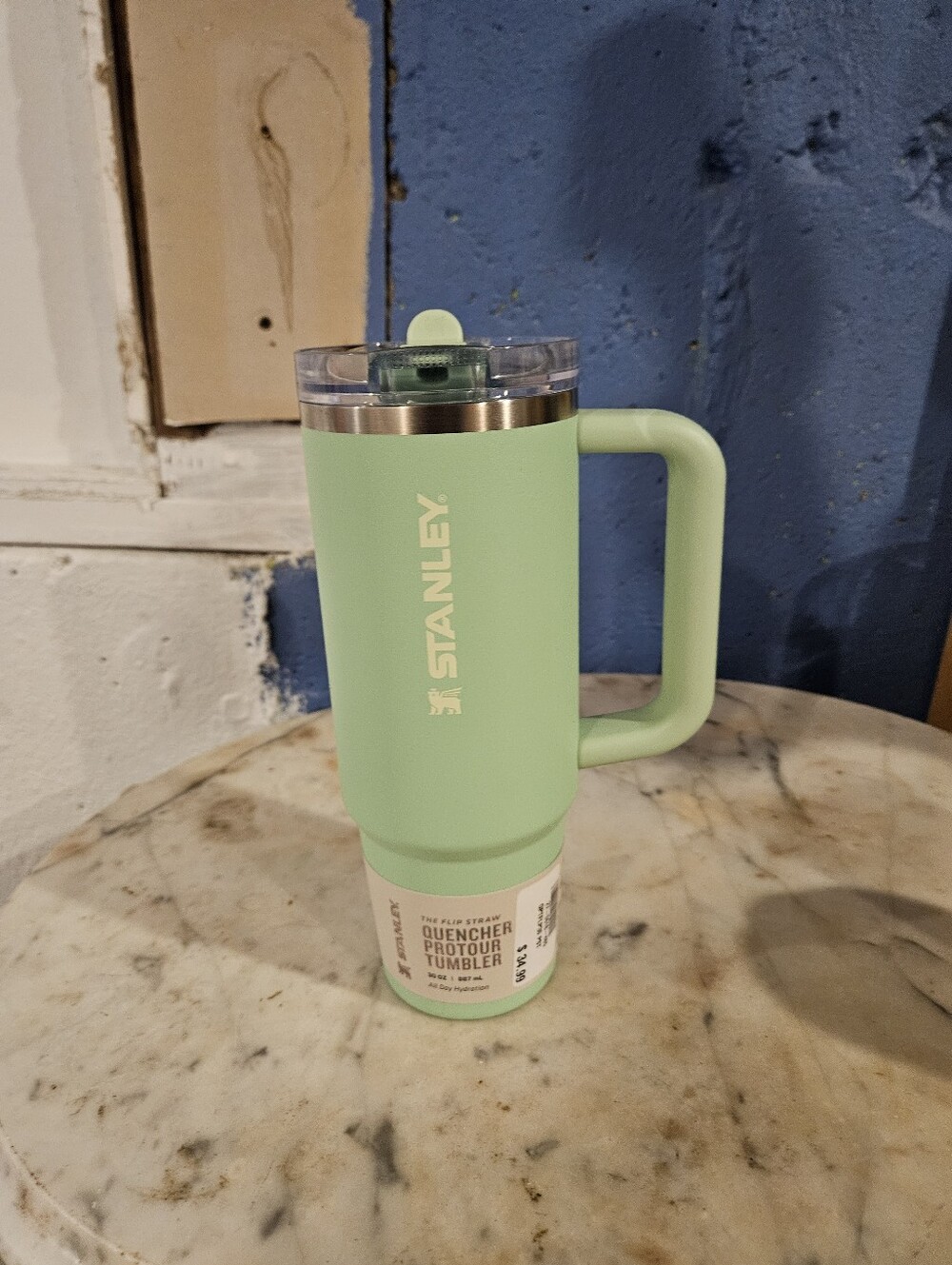 Stanley Quencher Protour 30oz Tumbler Flip Straw Cup Limited Pistachio NEW 2025